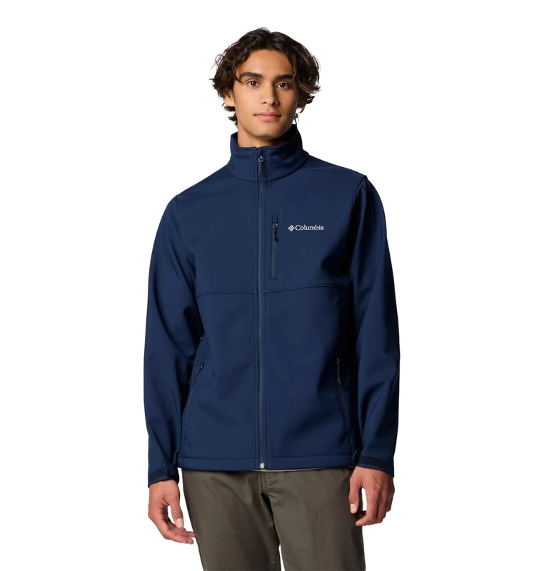 Columbia Men's Ascender Softshell Jacket, 2024 Collegiate Navy, 5XL Plus Tall