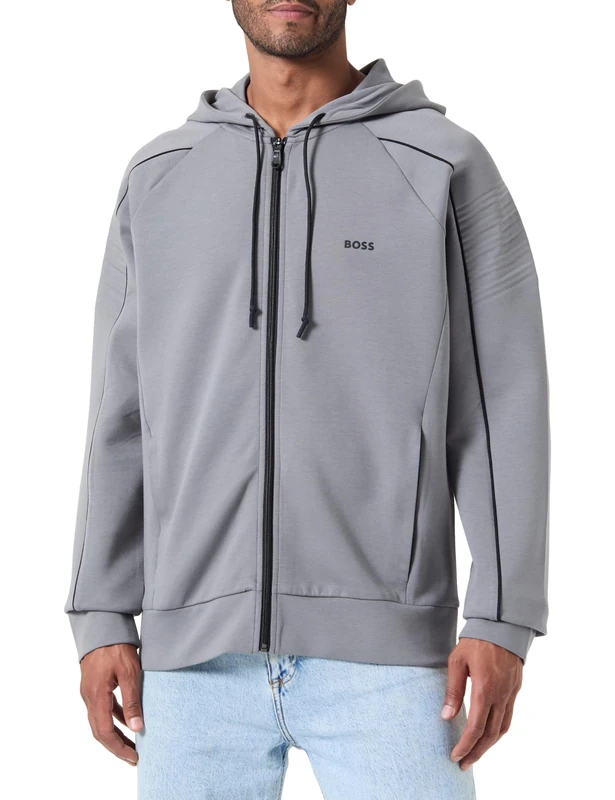 BOSS Men's Saggy 1 Sweatshirt, Dark Beige251,