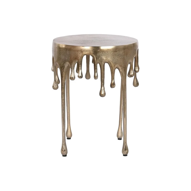 Home ESPRIT Side Table Gold Aluminium 37 x 37 x 50 cm