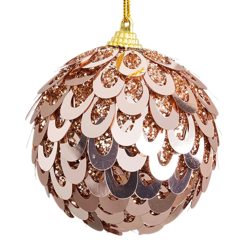 BigBuy Christmas Christmas Baubles Bronze Plastic Polyfoam 6 x 6 x 6 cm (6 Units)