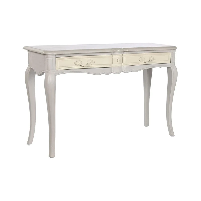 Home ESPRIT Side Table Light Grey Mango Wood 120 x 40 x 76 cm
