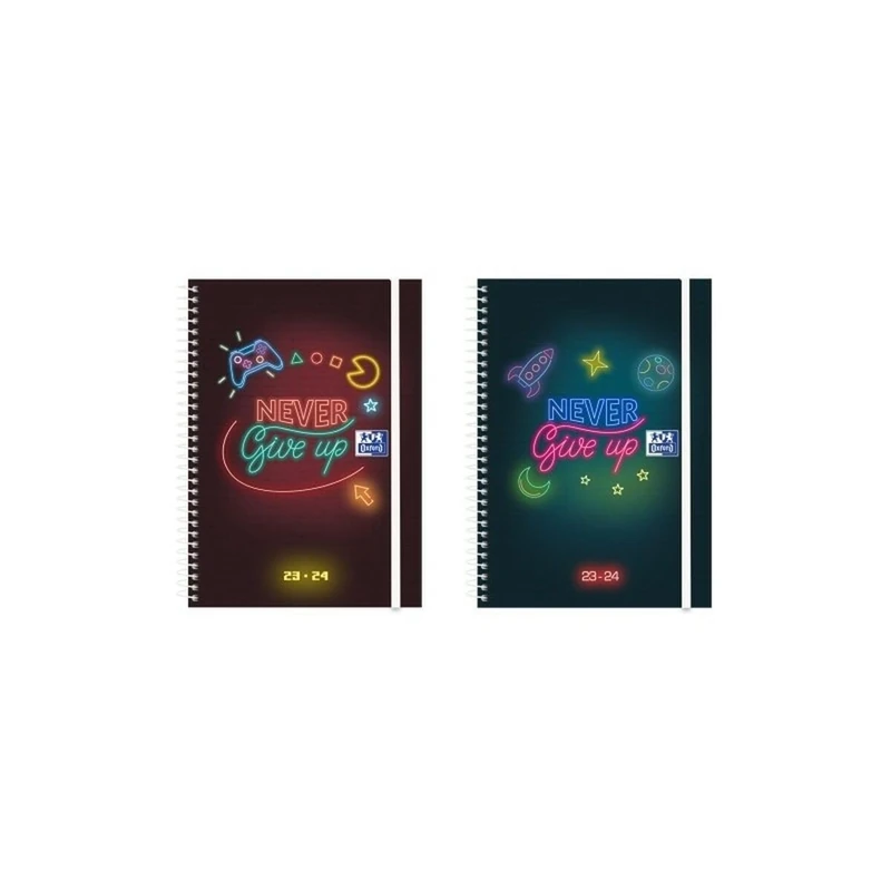 Oxford Never Give Up Planner 2023-2024 Quarter