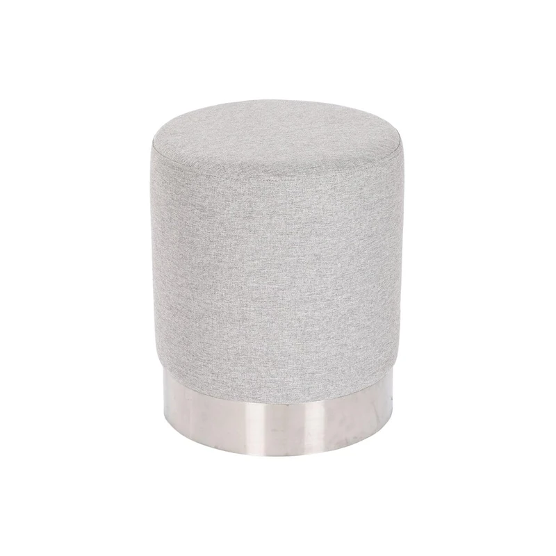 Home ESPRIT Footstool Silver Grey 35 x 35 x 42 cm