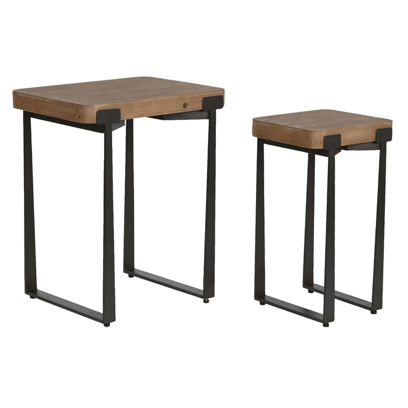 Home ESPRIT 8424002093136 Set of 2 Tables, Multicoloured, Standard