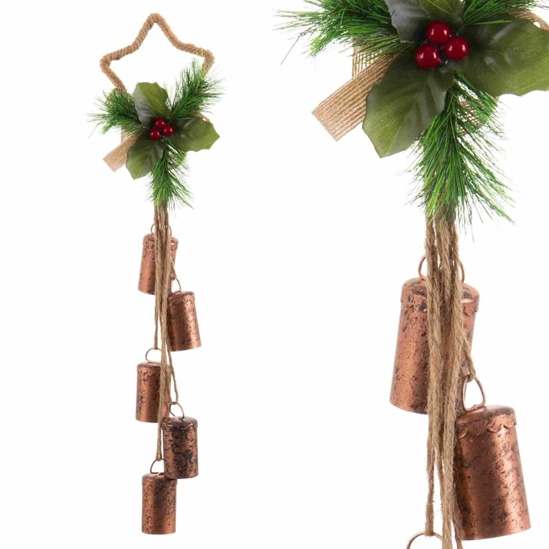 BigBuy Christmas Christmas Ornament Multicolor Copper 11 x 3.2 x 42.5 cm