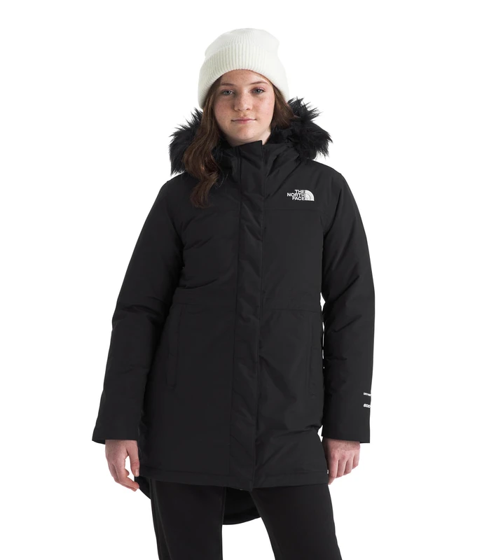 The North Face Girl's Arctic Parka, Tnf Black, 7-8 Years