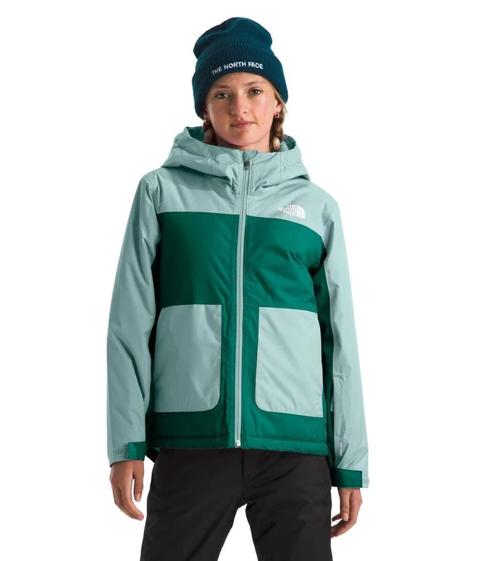 The North Face Girl's Freedom Insulated Jacket, Evergreen, 14-16 Years