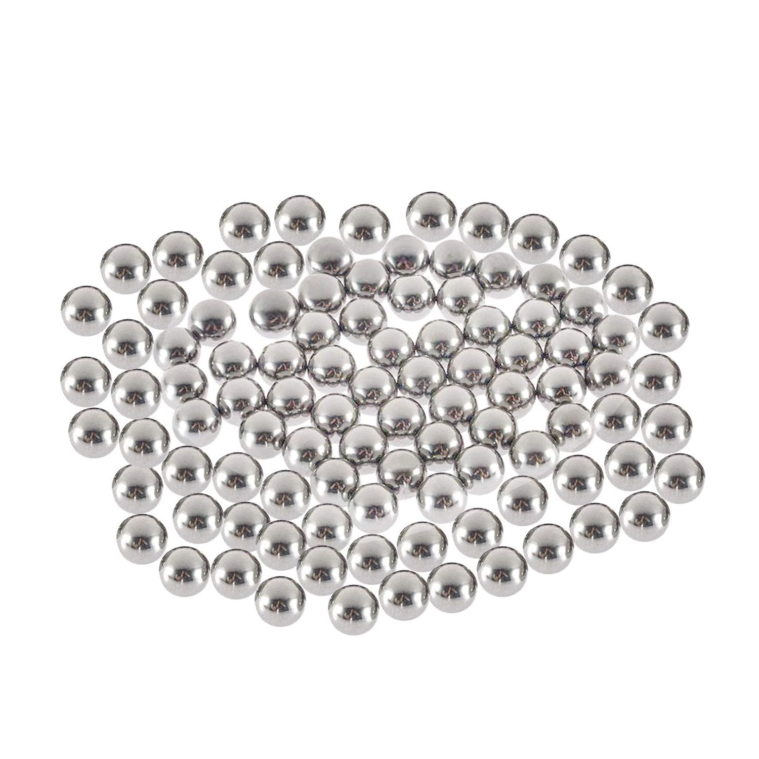 ShanBye Stainless Steel Grade 304 Mixing Balls, 100 pcs, 5.5mm, Model Paint Mixer