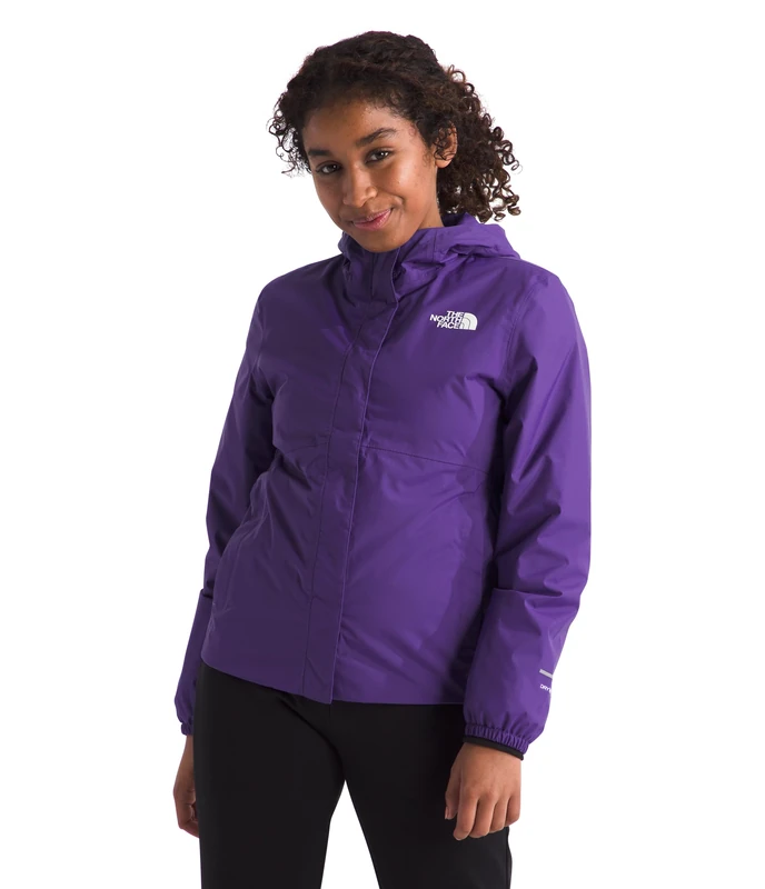 The North Face Kids Antora Rain Jacket, Peak Purple, 164