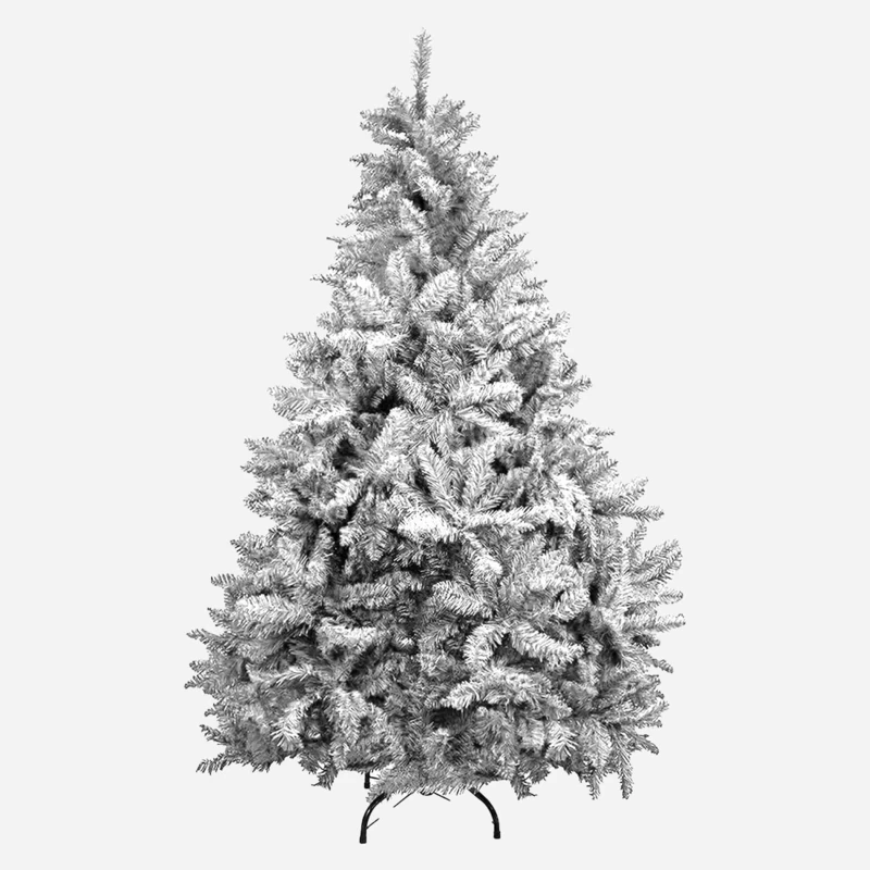 OFITURIA Christmas Tree, Aluminium, Natural Green with Snow, 150 cm
