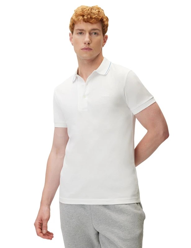 BOSS Men's Paule 4 Polo, Natural102,