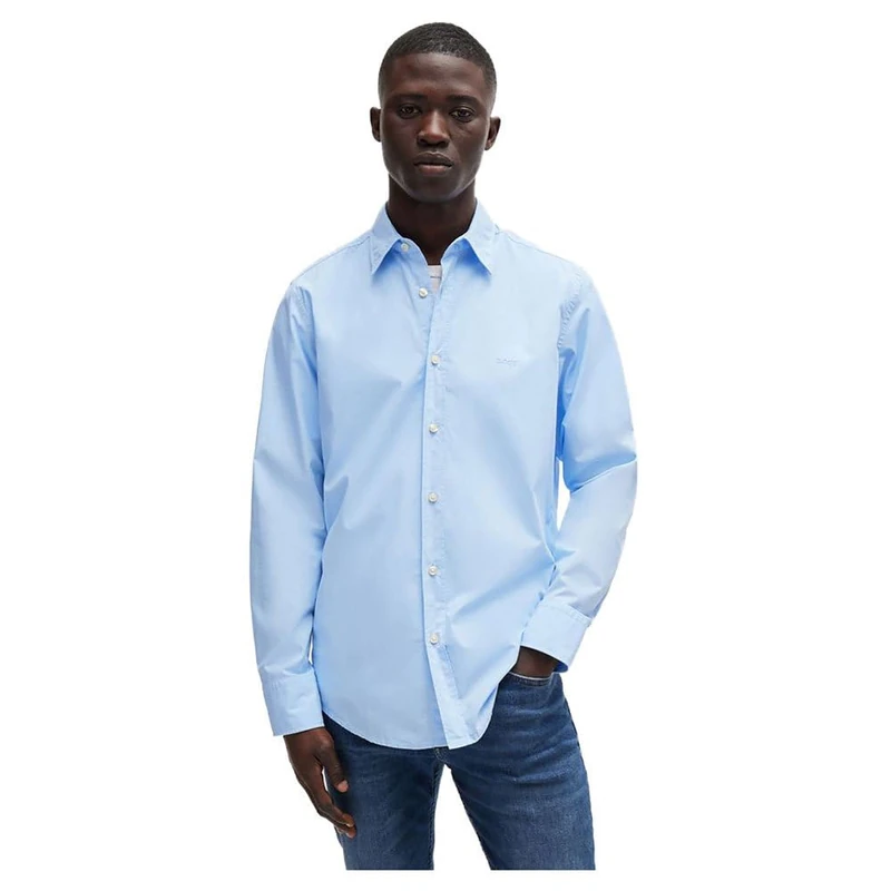 BOSS Men's Relegant_6_M Shirt, Open Blue460,