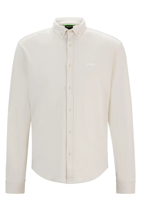 BOSS Men's B_Motion_L Shirt, Open White131, M
