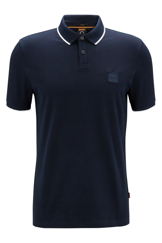 BOSS Men's Passertip Polo, Open Blue464,