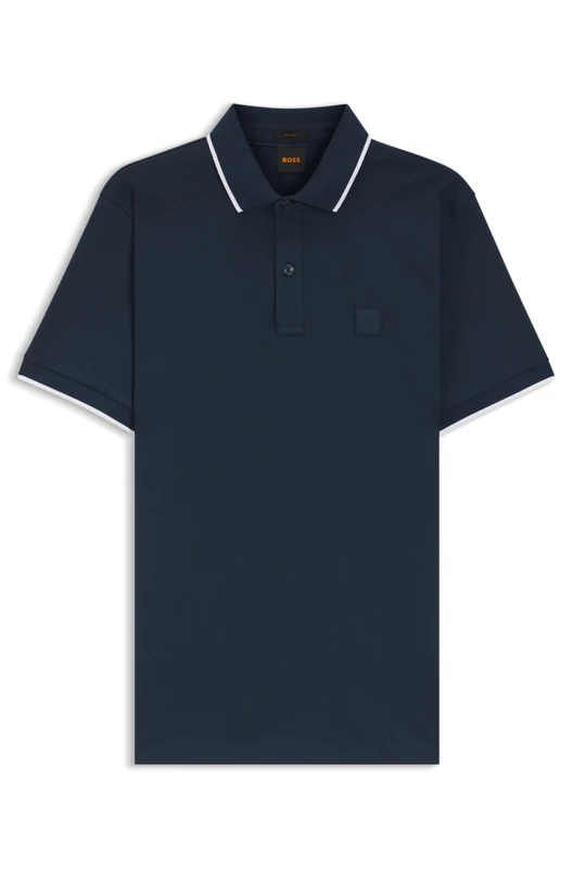BOSS Men's Passertip Polo, Open Blue464,