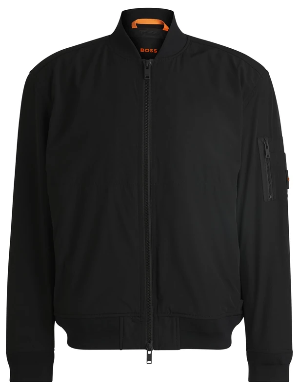 BOSS Men's Obear Outerwear_Jacket, Black1, 66