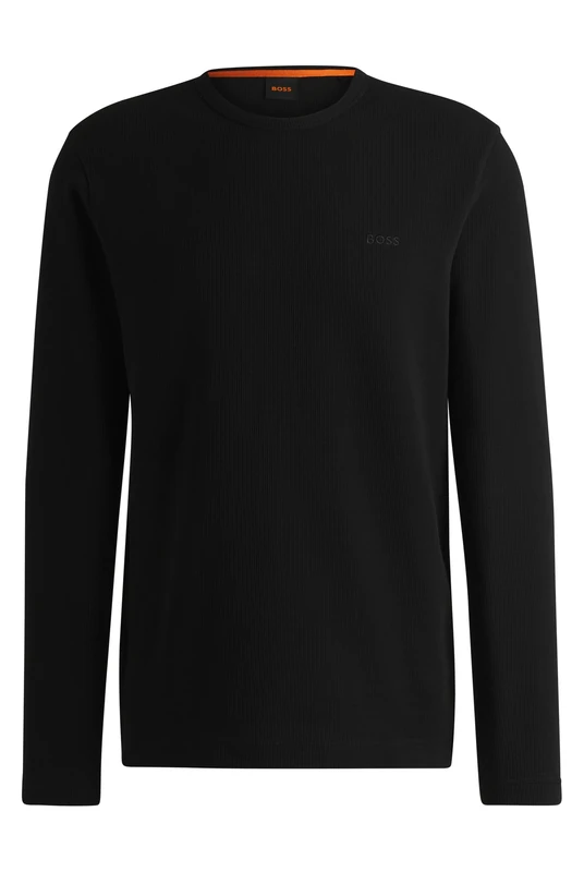 BOSS Mens Tempesto Embroidered-Logo T-Shirt in a Cotton Blend