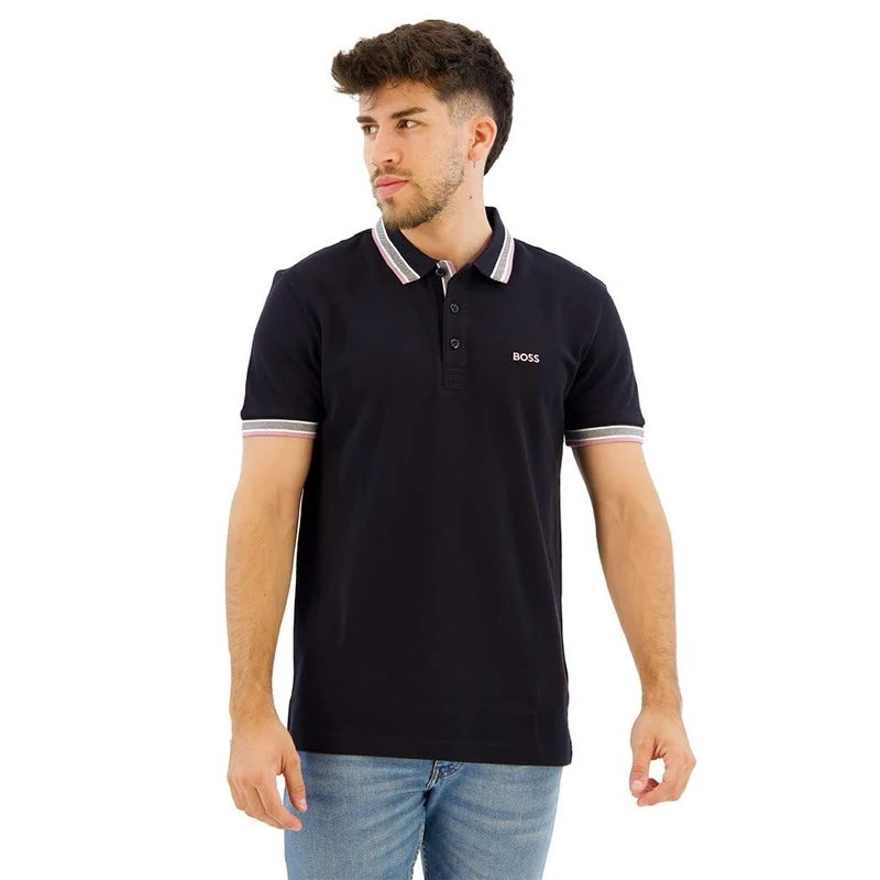 BOSS Men's Paddy Polo, Dark Blue407, M