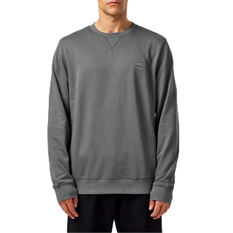 BOSS Men's Westart Sweatshirt, Dark Grey29,