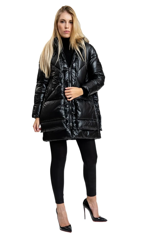 ICEPORT IPWJ06301-0208 GLAMOUR WOMAN PADDED JACKET Jacket Women's CAVIAR Size L - Image 1