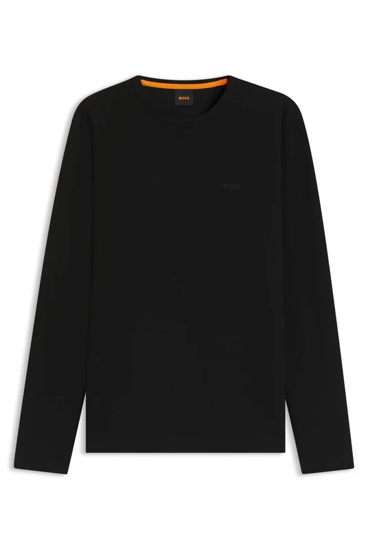 BOSS Mens Tempesto Embroidered-Logo T-Shirt in a Cotton Blend