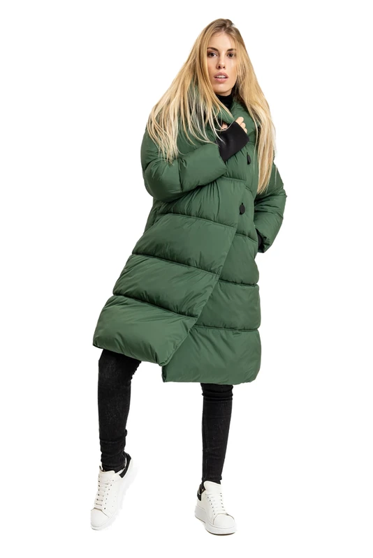ICEPORT IPWJ07001-1642 PRETTY WOMAN PADDED JACKET Jacket Women's KOMBU GREEN Size S