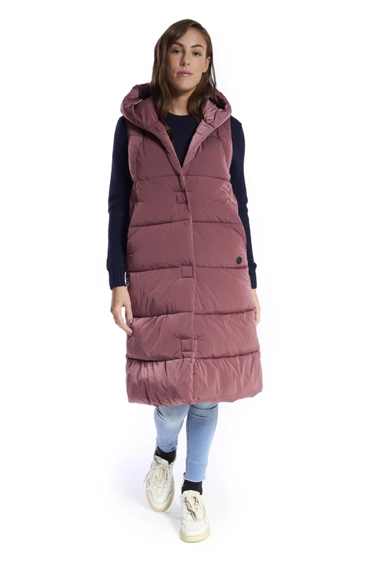 ICEPORT IPWJ06851-0898 SOHO WOMAN SLEEVELESS JACKET Jacket Women's ROSE WINE Size L - Image 1