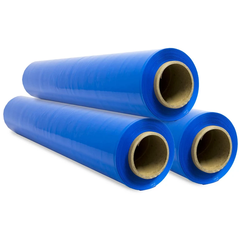 Film for Packaging, Blue Film, Paper Film, Furniture Protector, Moving Boxes, Plastic Coverall 50 cm x 300 m Stretchable – SIDI (3 Units, Blue)