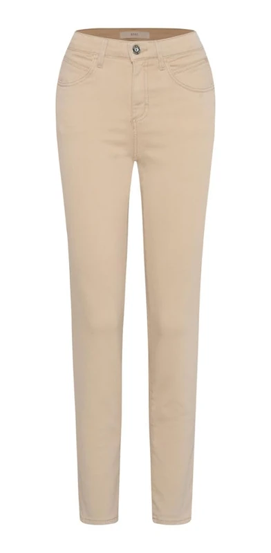 BRAX Women's Style Shakira S Free to Move 5-Pocket Skinny Jeans, Chalk Beige, 27W x 32L