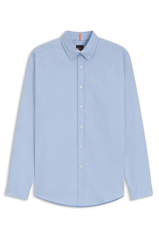 BOSS Mens Rickert M Regular-fit Shirt in Oxford Cotton