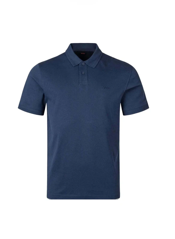 BOSS Men's Pe_Interlock Polo, Open Blue464,