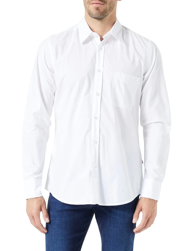 BOSS Men's Relegant_6_M Shirt, White100,