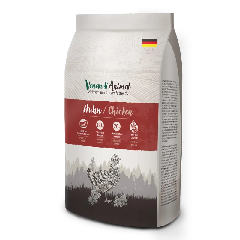 Venandi Animal Premium Grain-Free Chicken Dry Cat Food - 6.5kg