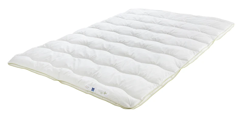 Badenia Trendline Eco 4 Seasons Duvet Aerelle Blue 135 x 200 cm, White, Oeko-Tex Certified, Produced according to German Quality Standard