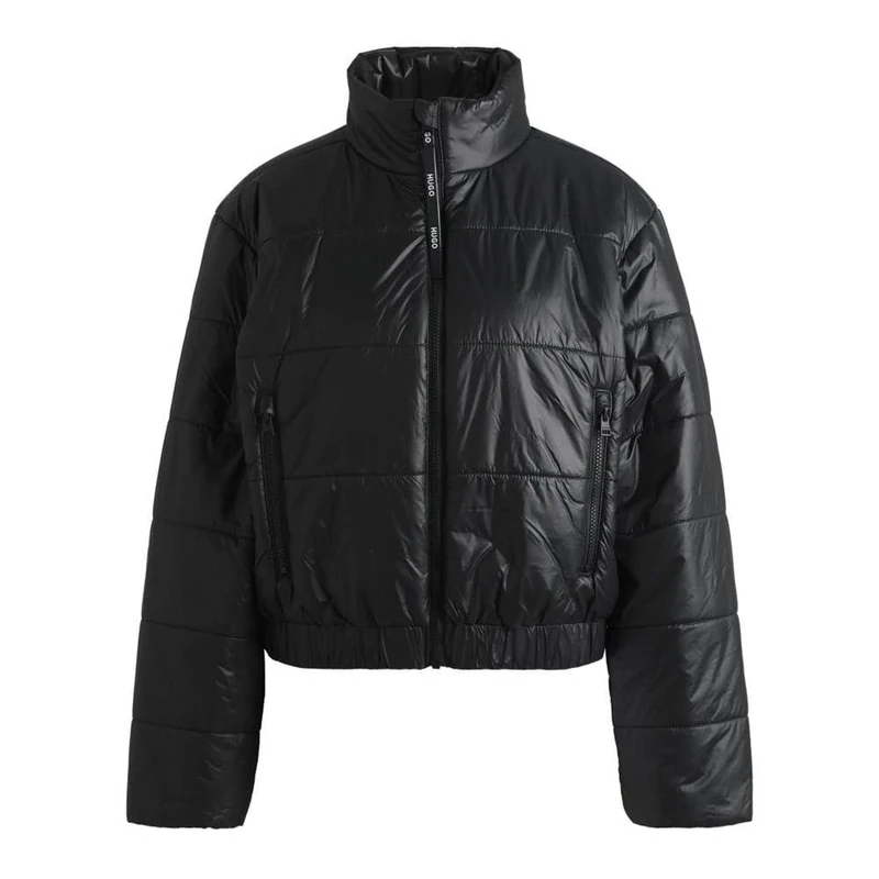 HUGO Women's Felara-2 Outerwear Jacket, Black1, L