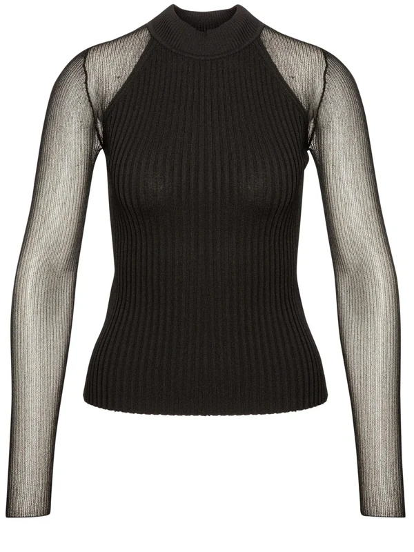 HUGO Women's Stassi Knitted Sweater, Black1, L
