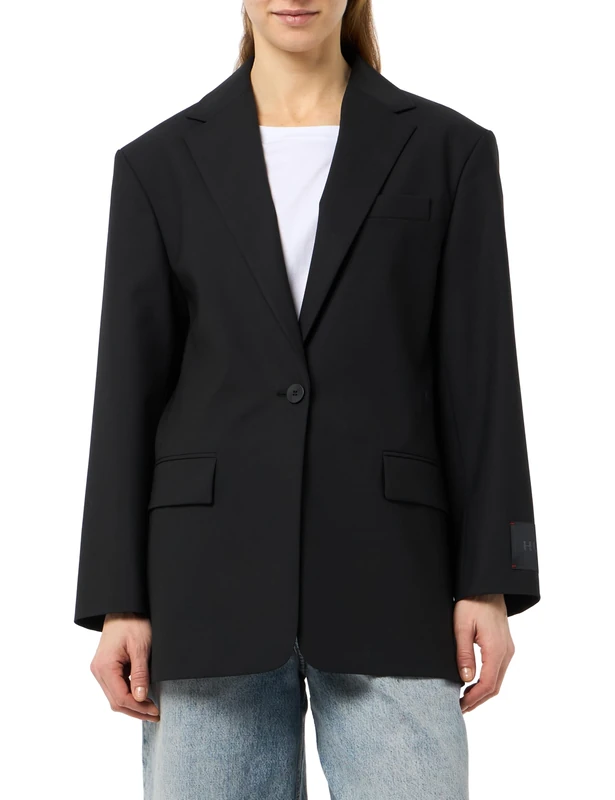 HUGO Women's Aniela Jacket, Black1,