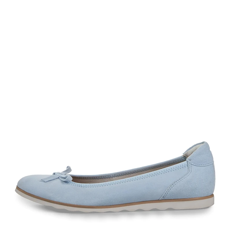 Tamaris Tamaris Women's Ballet Flats 1-22128-42, Light Blue, 5 UK