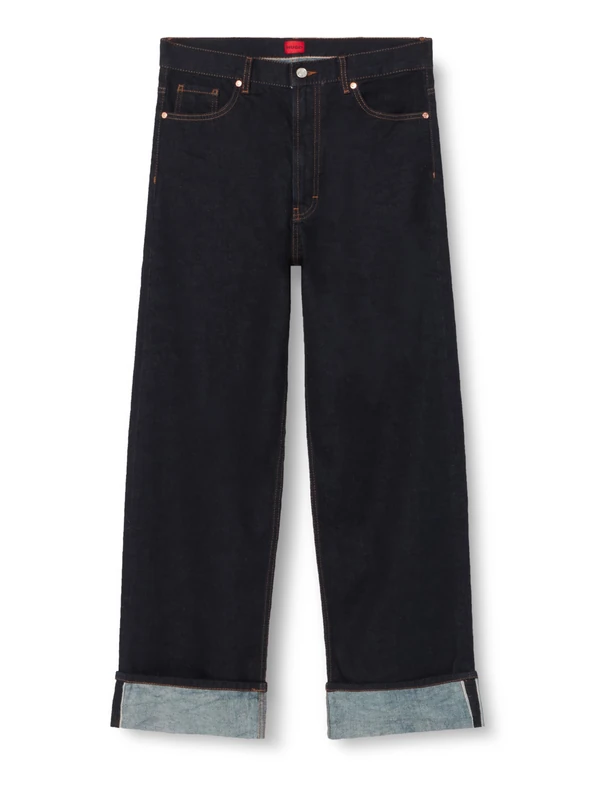 HUGO Women's Gealena Jeans Trousers, Navy410,