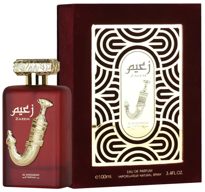 AL WATANIAH Zaeem - Luxury Perfume for Men, Eau de Parfum 100ml, Powerful and Sophisticated Fragrance