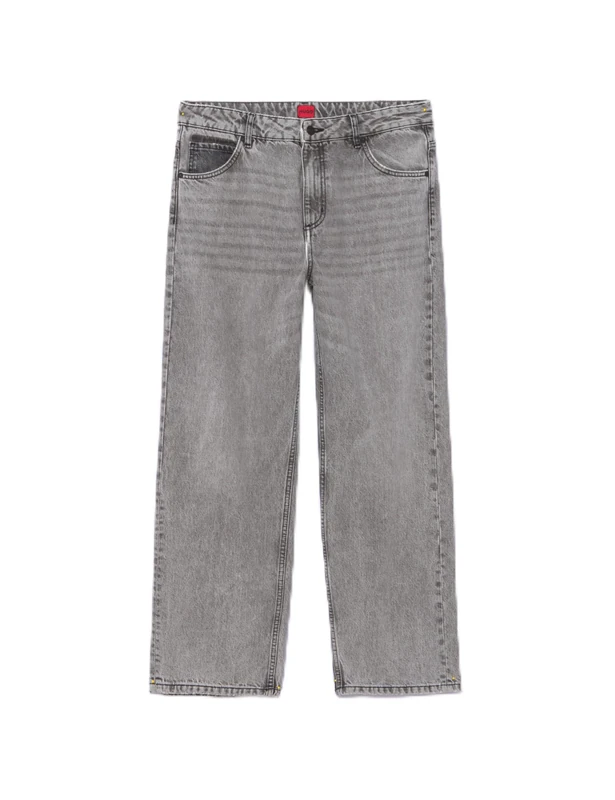 HUGO Women's Gisanna Jeans Trousers, Medium Grey39,