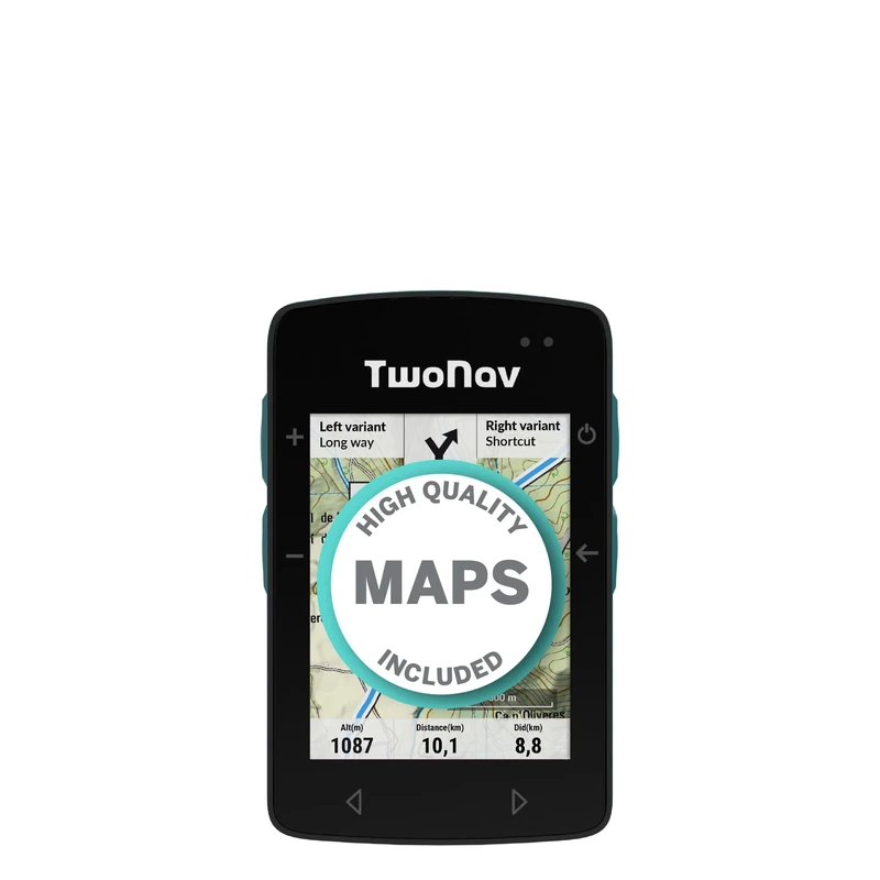 TwoNav Roc (32 GB) + 1 zone of Great Britain Ordance & Survey Topo 1:50.000 map, GPS bike computer with 2.7-inch screen for MTB, cycling, gravel or bikepacking - Image 1