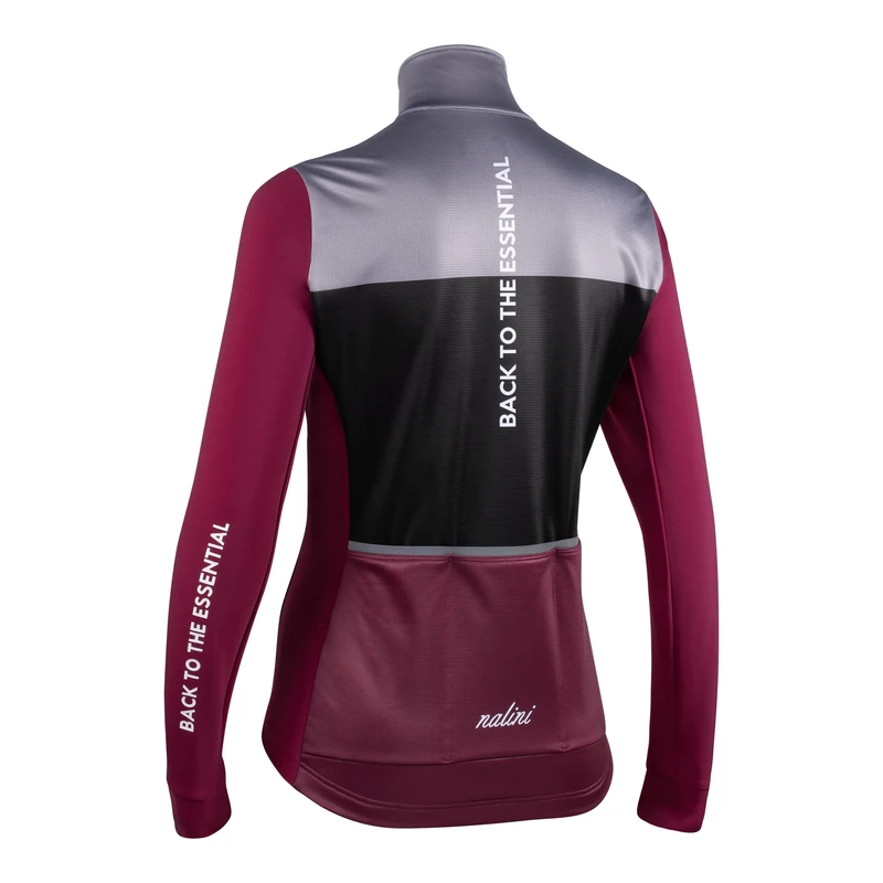 NALINI 03226901100C000.10 ASFALTO LADY JKT Women's Jacket RED/GRAY/BLACK XS