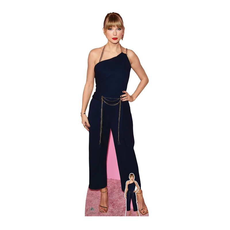 Star Cutouts CS1110 Singer Navy Jumpsuit Cardboard Cutout with Mini