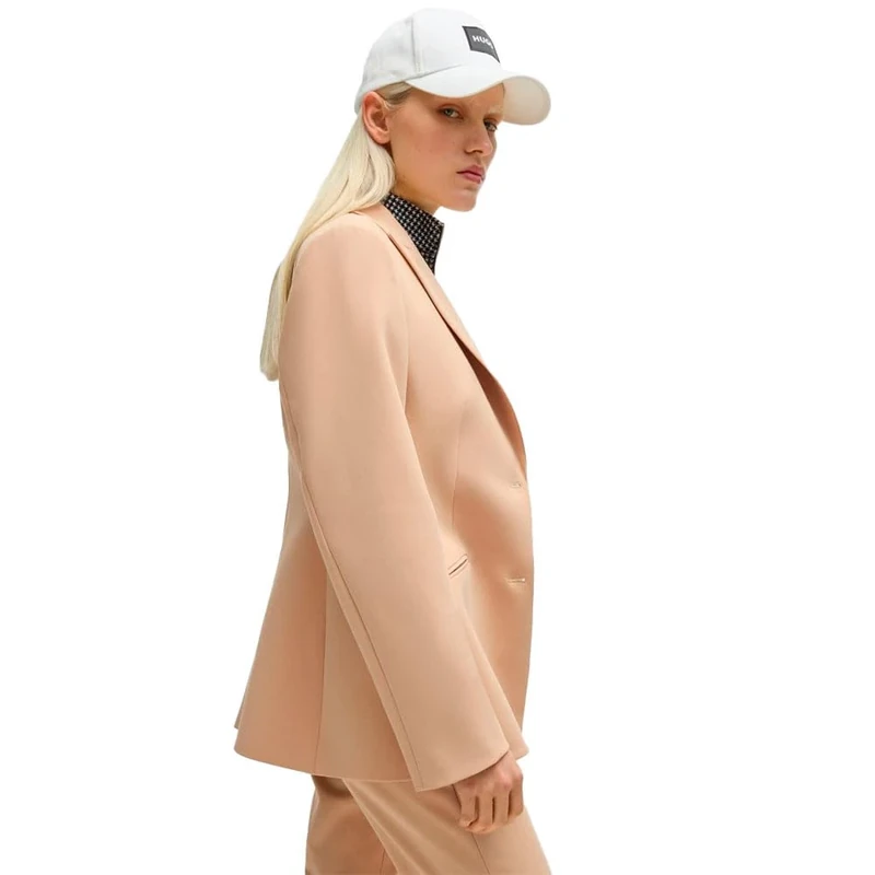 HUGO Women's Aysema Jacket, Open Beige292, 12