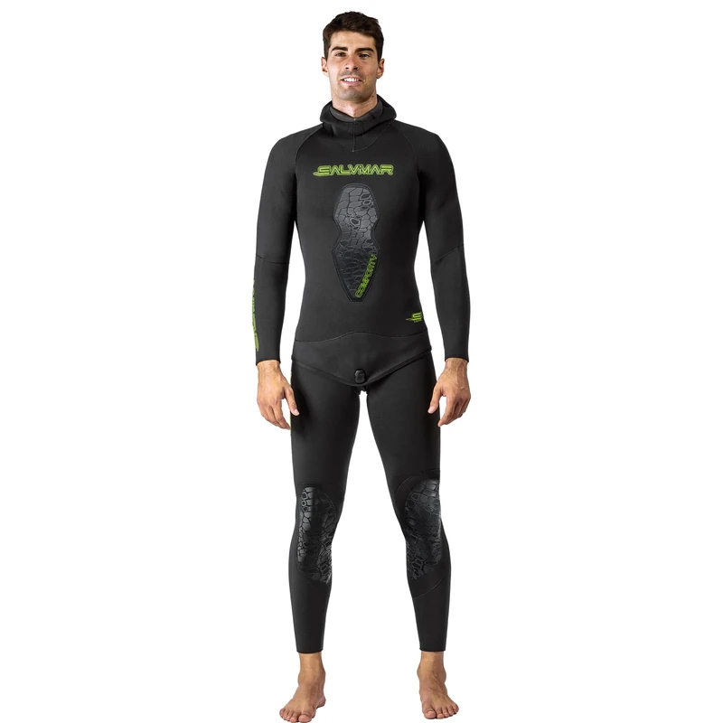 Salvimar Comfort Men's Double Lined Wetsuit, Black, XXL