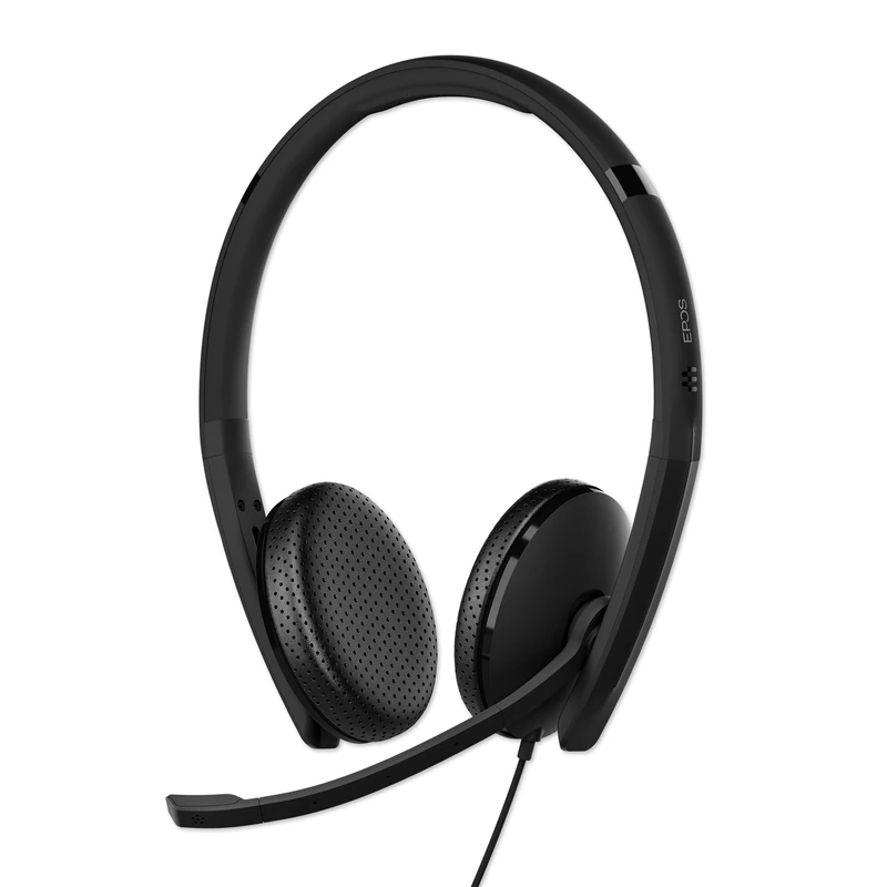 EPOS I SENNHEISER C10 3.5 mm headset with microphone | Wired headphones with simple and flexible 3.5 mm connection BrainAdapt™ Technology