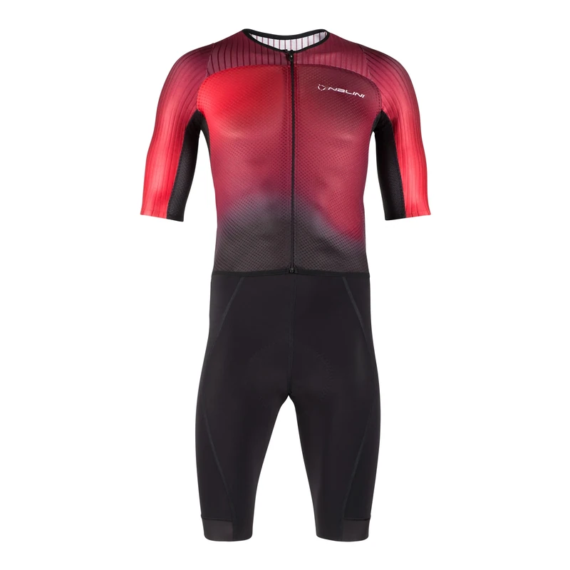 NALINI 03114301100C000.10 NEW ERGO SUIT Men's Body BLACK/RUST RED L