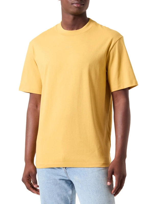 Hugo Men's Dapolino T Shirt, Gold712,