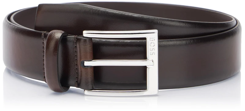 BOSS Men's Elloy-PC-an_Sz35 Belt, Dark Brown202, 115